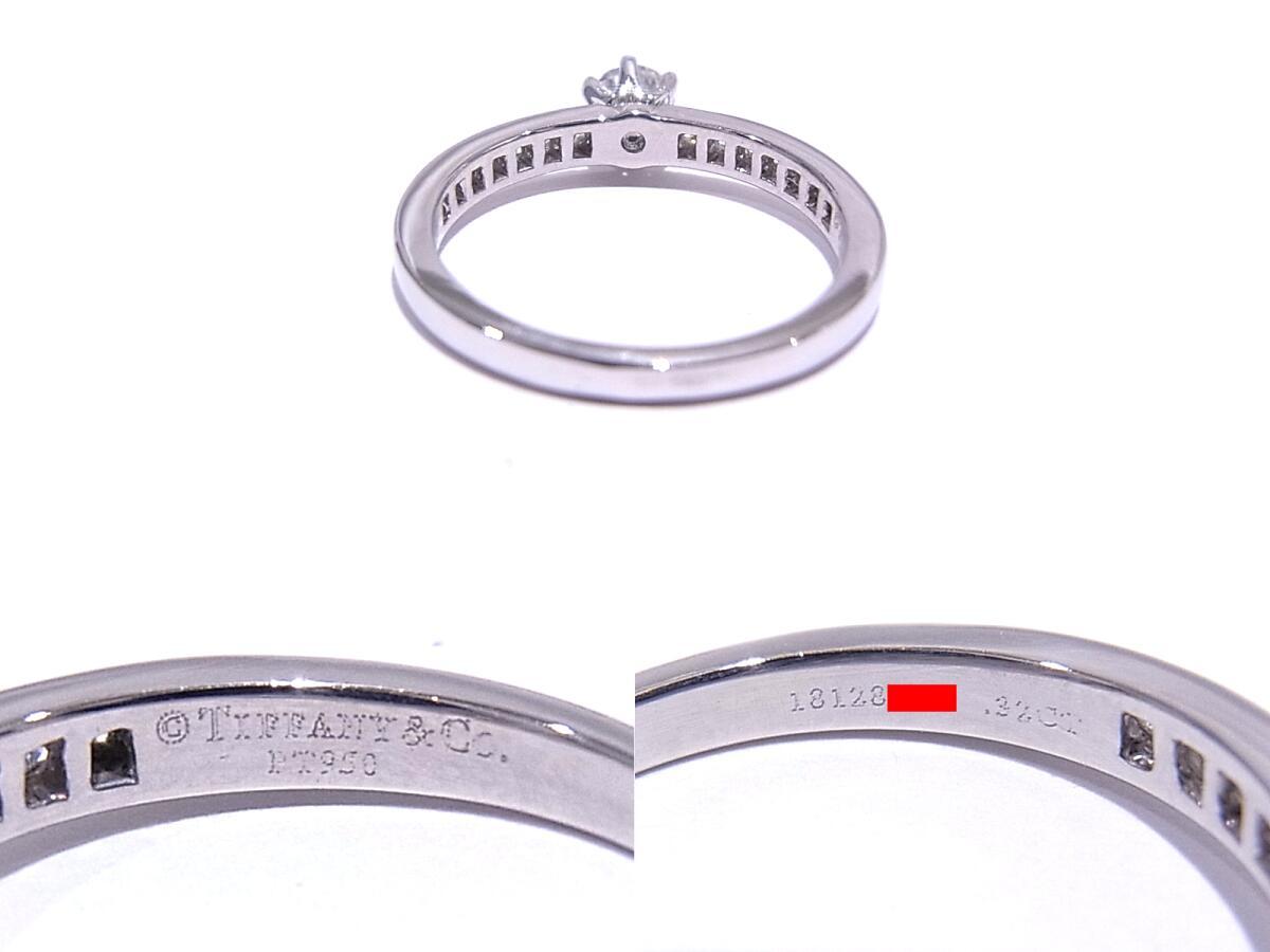 ティファニー TIFFANY&Co. Pt950 プラチナ ソリティア ダイヤモンドリング #12 指輪 【中古】【程度A+】【極上美品】【仕上げ済】_画像6