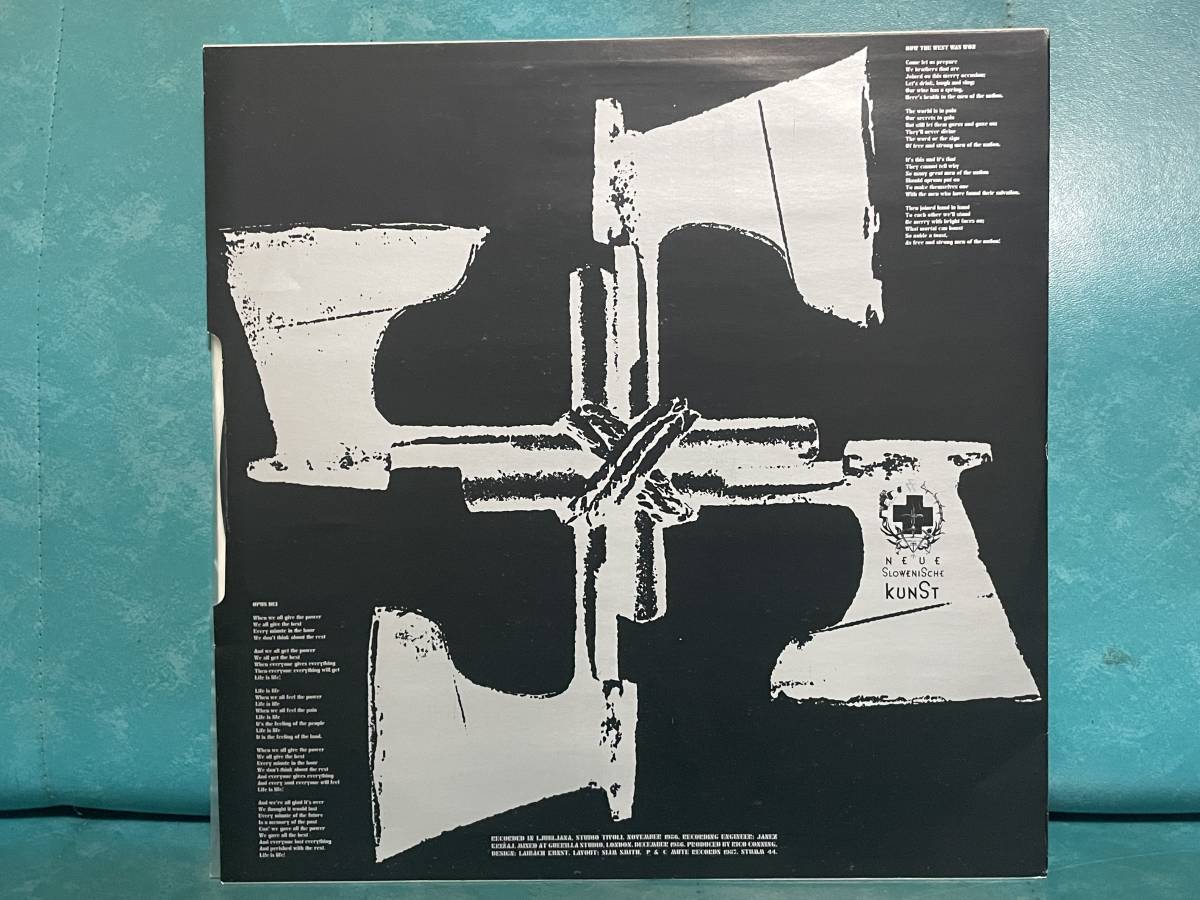 UK盤 Orgi LP Laibach / Opus Dei レコード Mute STUMM44 ライバッハ インダストリアル QUEEN「ONE VISION」カヴァー_画像4