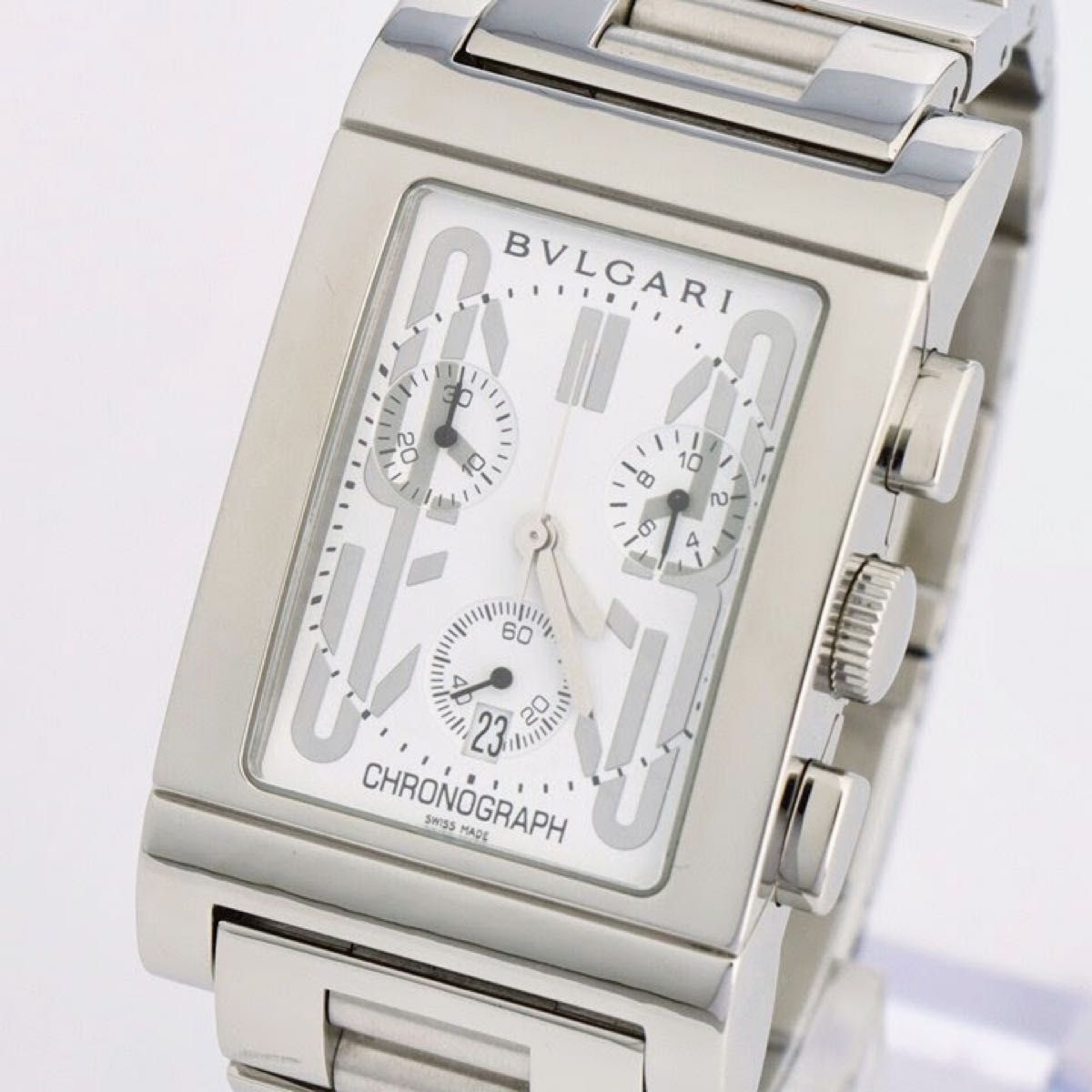 ブルガリ BVLGARI 【RTC49S】レッタンゴロ 時計 極美品 腕時計