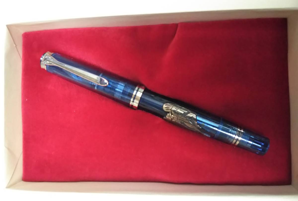 Pelikan limitation fountain pen Daedalus-Icarus(da Ida ro Hsu i Caro s)( exhibition 3ps.@ eyes )