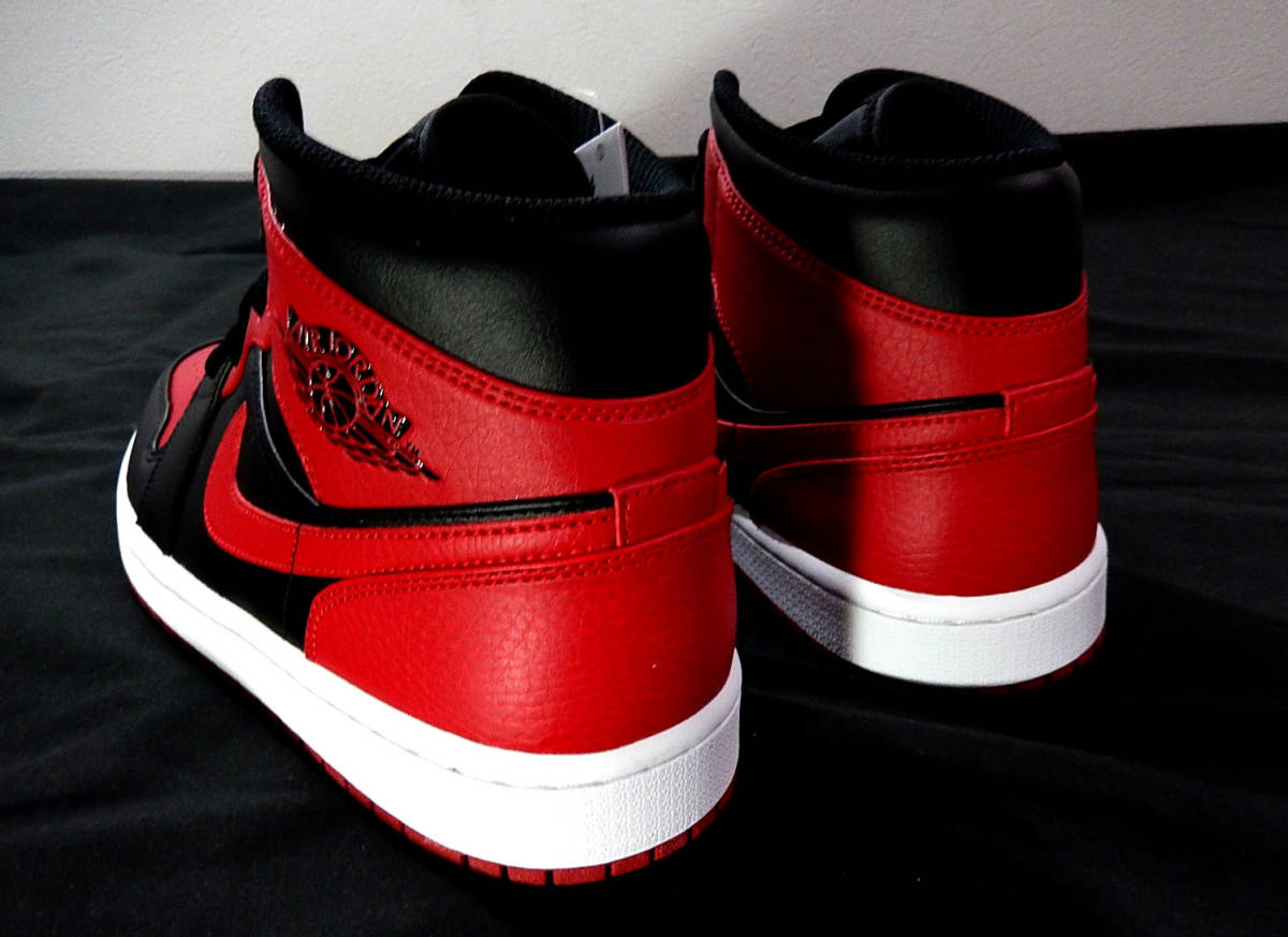 NIKE ナイキ AIR JORDAN 1 MID BRED エアジョーダン1 554724-074 NIKE ナイキ AIR JORDAN 1 MID BRED エアジョーダン1 554724-074