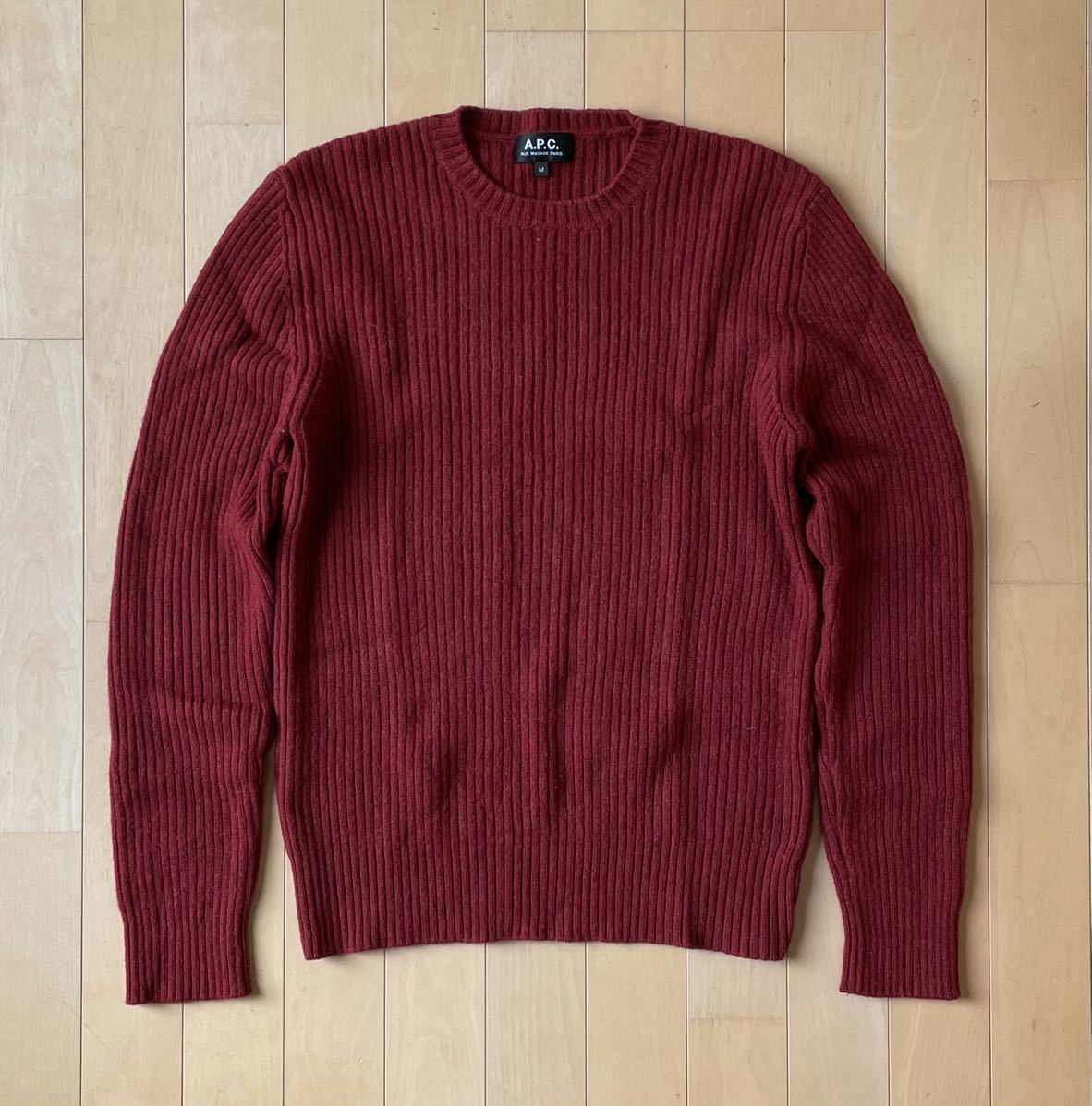 日本限定モデル】 A.P.C. APC/アーペーセー◇リブ ニット/セーター