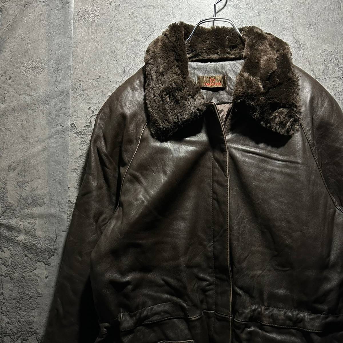 ヤフオク! - vintage leather jacket オーバーサイ