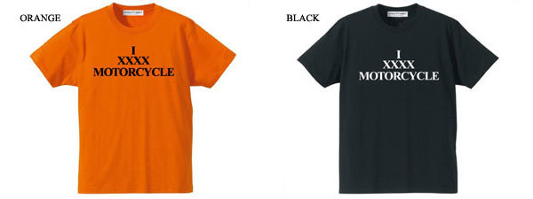 I XXXX MOTORCYCLE Tシャツ BLACK M/モーターサイクルバイカーファッションバイクウェアカフェレーサーmodsモッズvespaヴェスパライダー_画像2