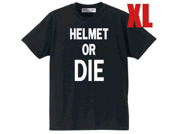 HELMET OR DIE T-shirt BLACK XL/shoeiショウエイs12d3agvsimpsonシンプソンスーパーバンディットm30m32m50m52m61m62m80マックホールアポロ_画像1