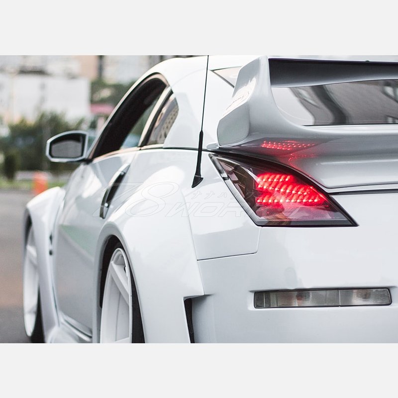 即納 Z33 フェアレディZ 前期 LED テールランプ ブラック タイプE