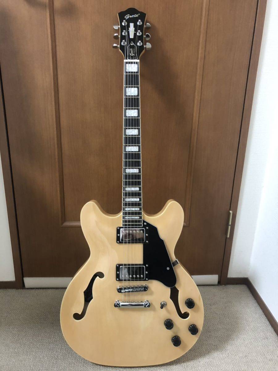 Yahoo!オークション - GROTE セミアコ ギター Semi Hollow Yahoo!オークション - GROTE セミアコ ギター Semi Hollow