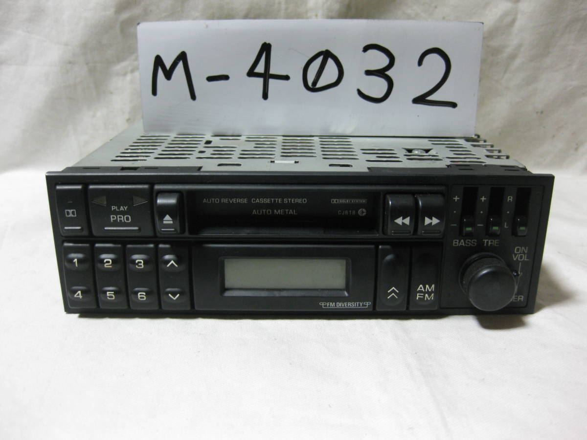 M-4032 旧車 NISSAN ニッサン 日産 PP-9303E 1Dサイズ カセットデッキ テープデッキ 未チェック品の画像1