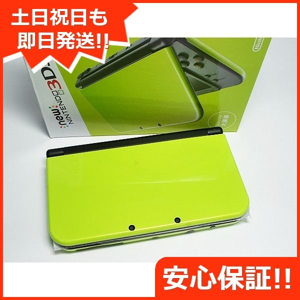新品未使用 Newニンテンドー3DS LL ライム×ブラック本体 即日発送 game 任天堂 本体 あすつく 土日祝発送OK