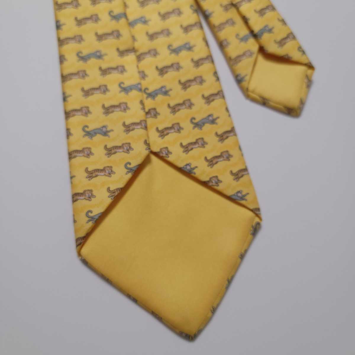 HERMES エルメス ネクタイ ハイブランド 黄 イエロー 2416