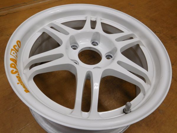 12-776◆美品 鍛造★スパルコ バイパーR★15in6.5J+33 PCD114.3-5H★EKシビック,インテグラR TE37 CE28 CP-035 リーガマスタ_画像6