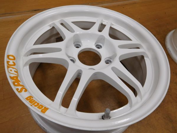 12-776◆美品 鍛造★スパルコ バイパーR★15in6.5J+33 PCD114.3-5H★EKシビック,インテグラR TE37 CE28 CP-035 リーガマスタ_画像4