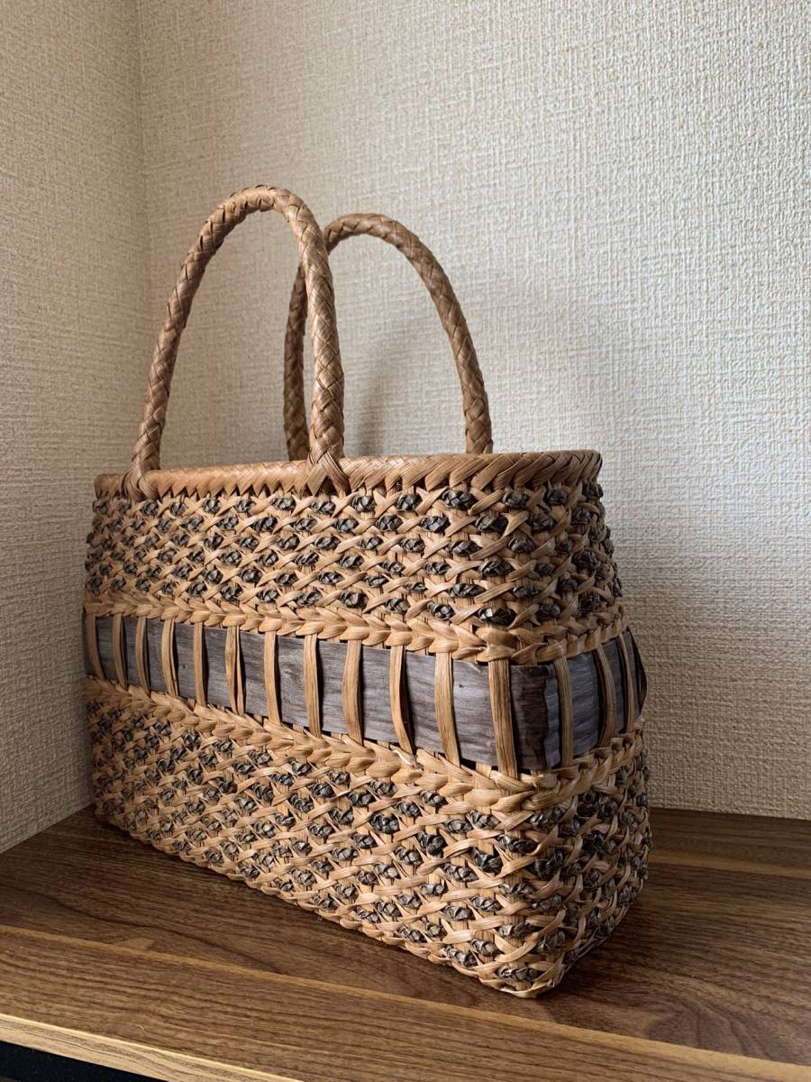 山葡萄と胡桃 手作り かごバッグ | www.bauen.com.ar