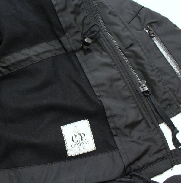 C.P. COMPANY CPカンパニー シーピーカンパニー Mille Miglia Goggle Jacket ゴーグル ジャケット 50 黒