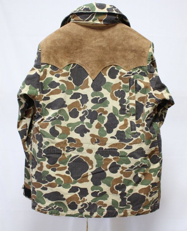 WAREHOUSE ウエアハウス x Rocky Mountain Featherbed ロッキーマウンテン CAMOUFLAGE MOUNTAIN PARKA USED WASH マウンテン パーカー40_画像3