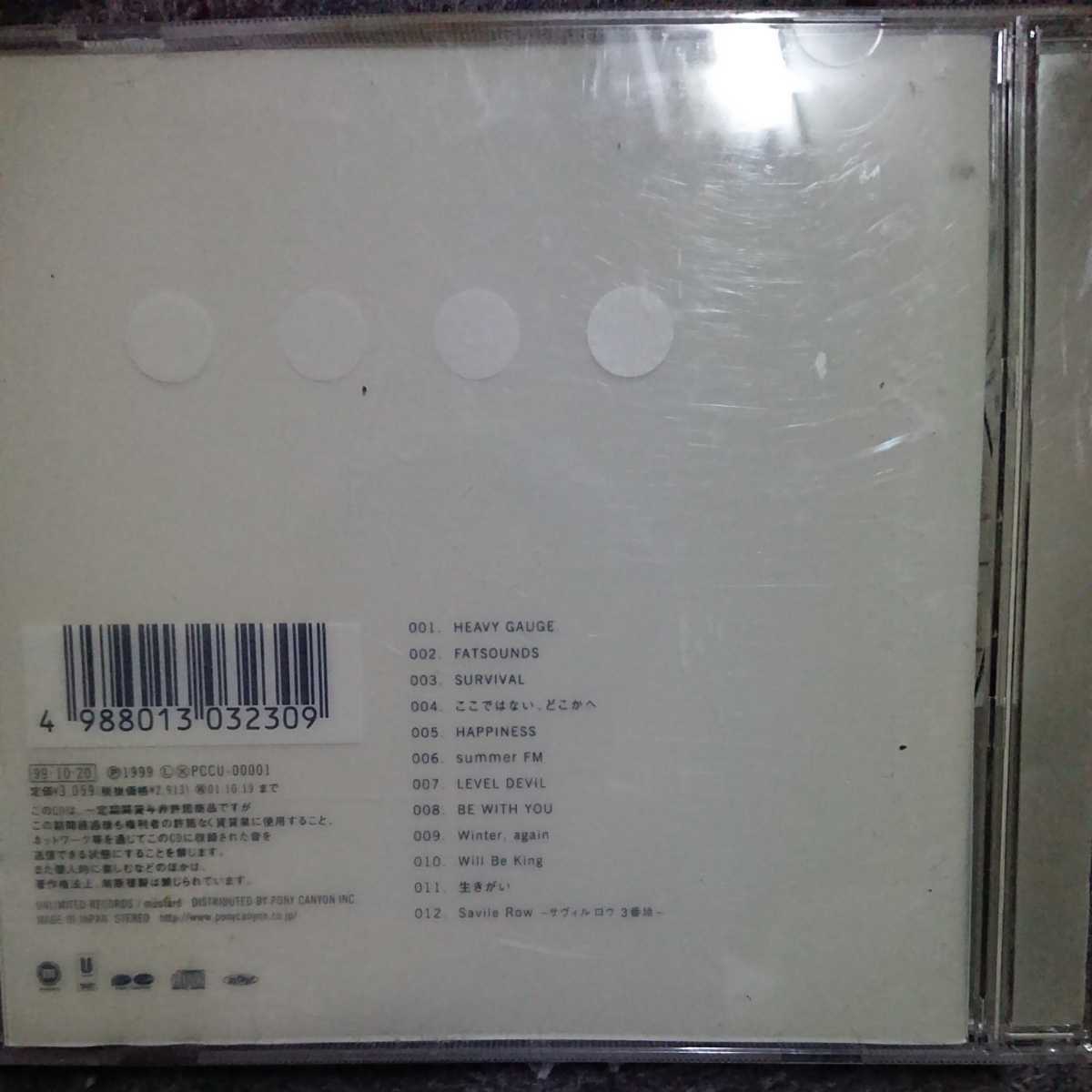 「HEAVY GAUGE」GLAY　CD_画像4