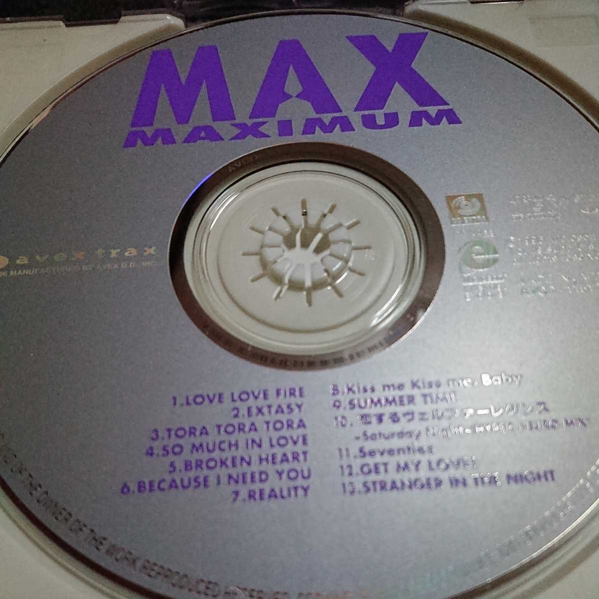 「MAXIMUM」MAX CD disc良好品_画像8