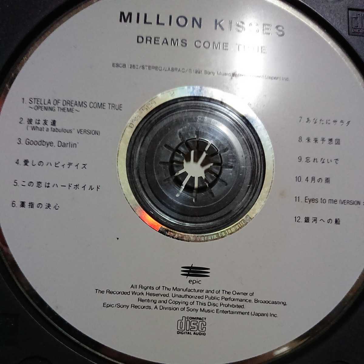 「MILLION KISSES」ドリームズ・カム・トゥルー　DREAMS COME TRUE　CD_画像7