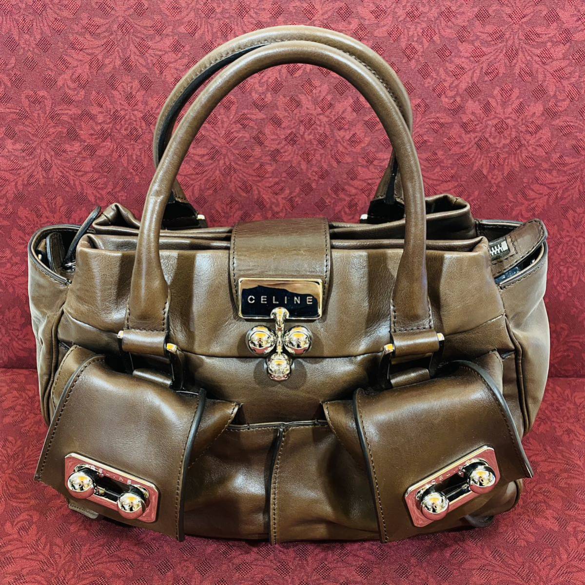4660.CELINE ブロッサム 2way ブラウン | noonanwaste.com