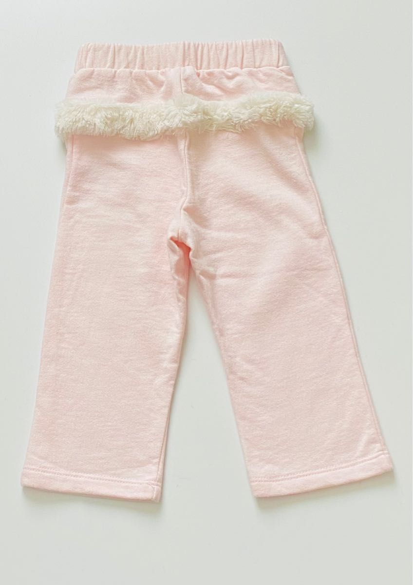 babyDior ベビーディオール　新品　子供服　ファー付き　デザインがとても可愛いパンツ　りぼん　18M（80センチ）