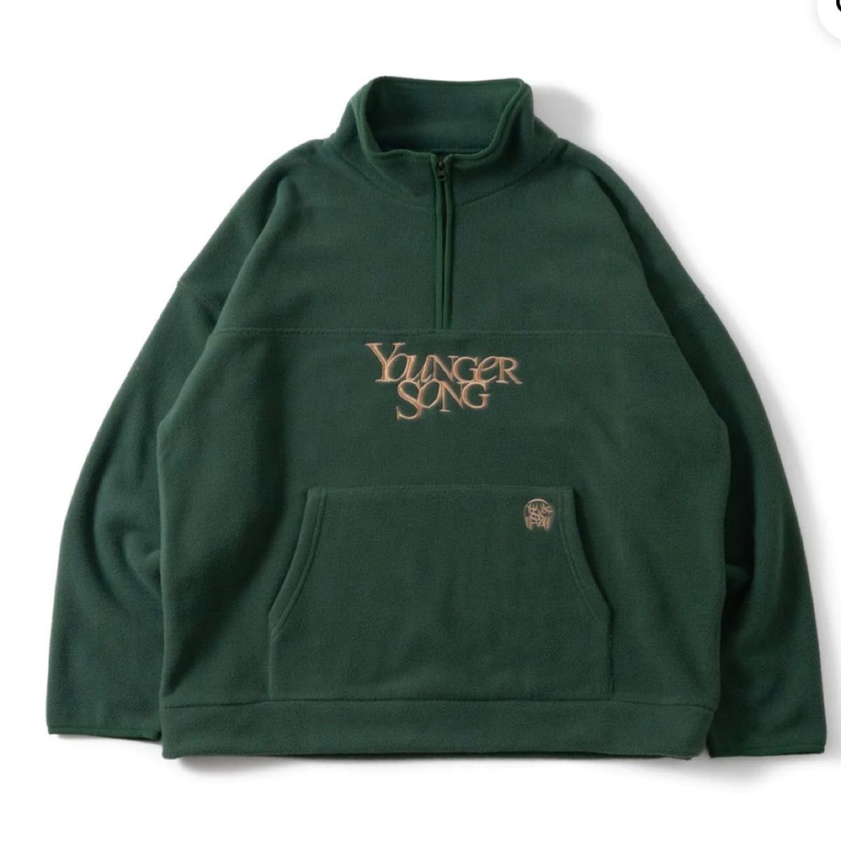 younger song fleece anorak green color｜PayPayフリマ