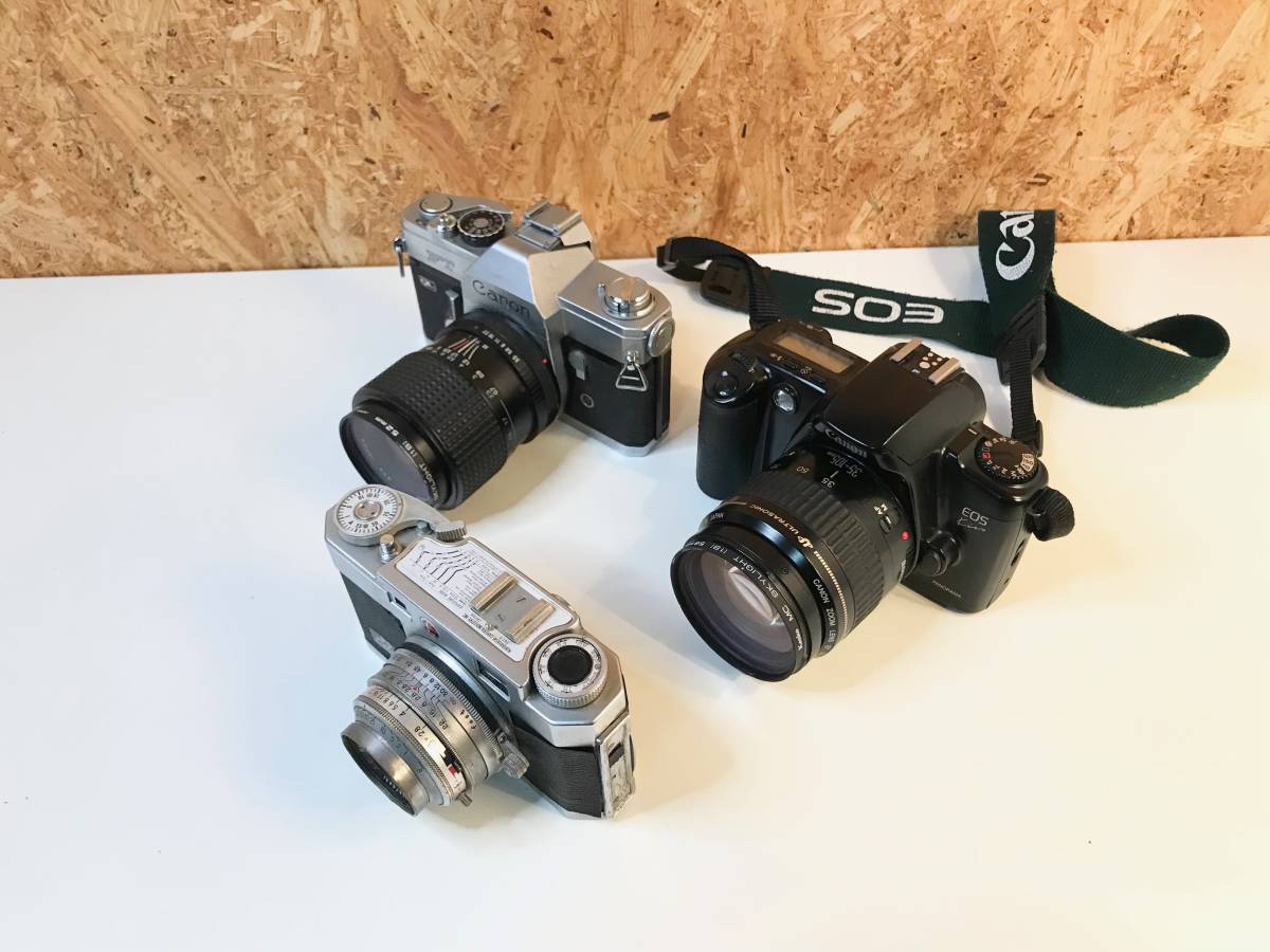 【即発送】Canon キャノン MINOLTA ミノルタ Petri カメラ8台 まとめ売り ボディ レンズ付き の画像3