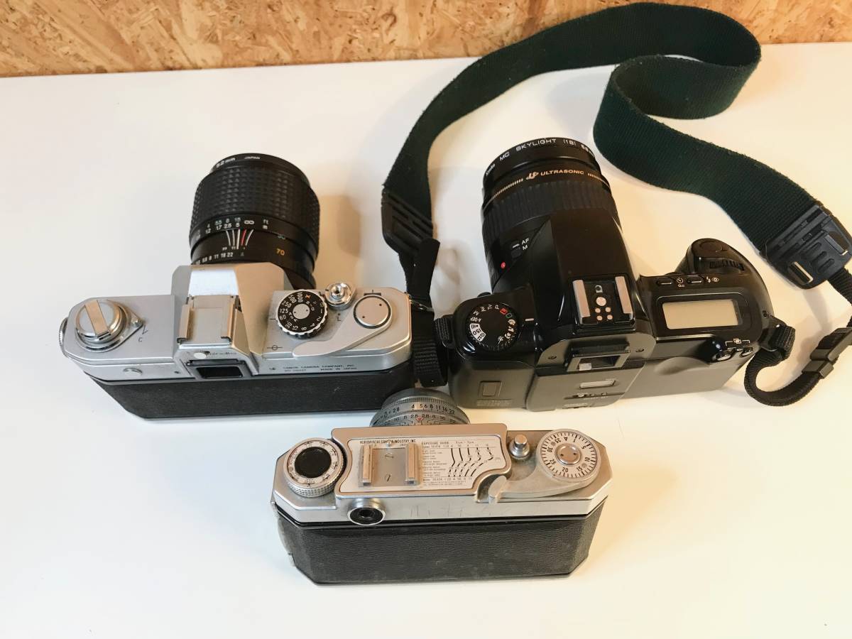 【即発送】Canon キャノン MINOLTA ミノルタ Petri カメラ8台 まとめ売り ボディ レンズ付き の画像4