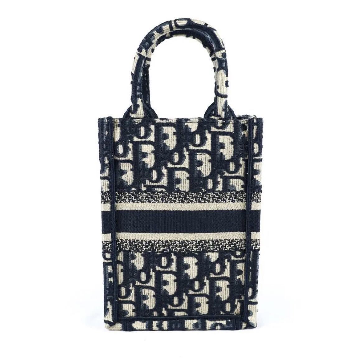 ヤフオク! - 入手困難正規 ディオール BOOK TOTE ミニ フォン...