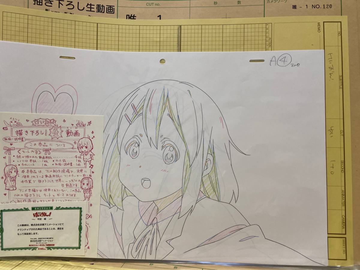 けいおん 秋山 澪 京都アニメション 生動画 保証付 | connectedfire.com