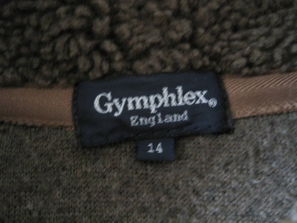 Gymphlex　ジムフレックス　ボアパーカー　ボアブルゾン　ダブルZIP １４　キッズにも_画像7