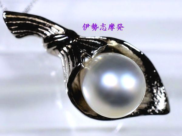 【在庫限り】 5100円 ◇伊勢志摩発◇ 白蝶真珠 14㎜x12,57特大珠!エレガント 白蝶(しろちょう)真珠