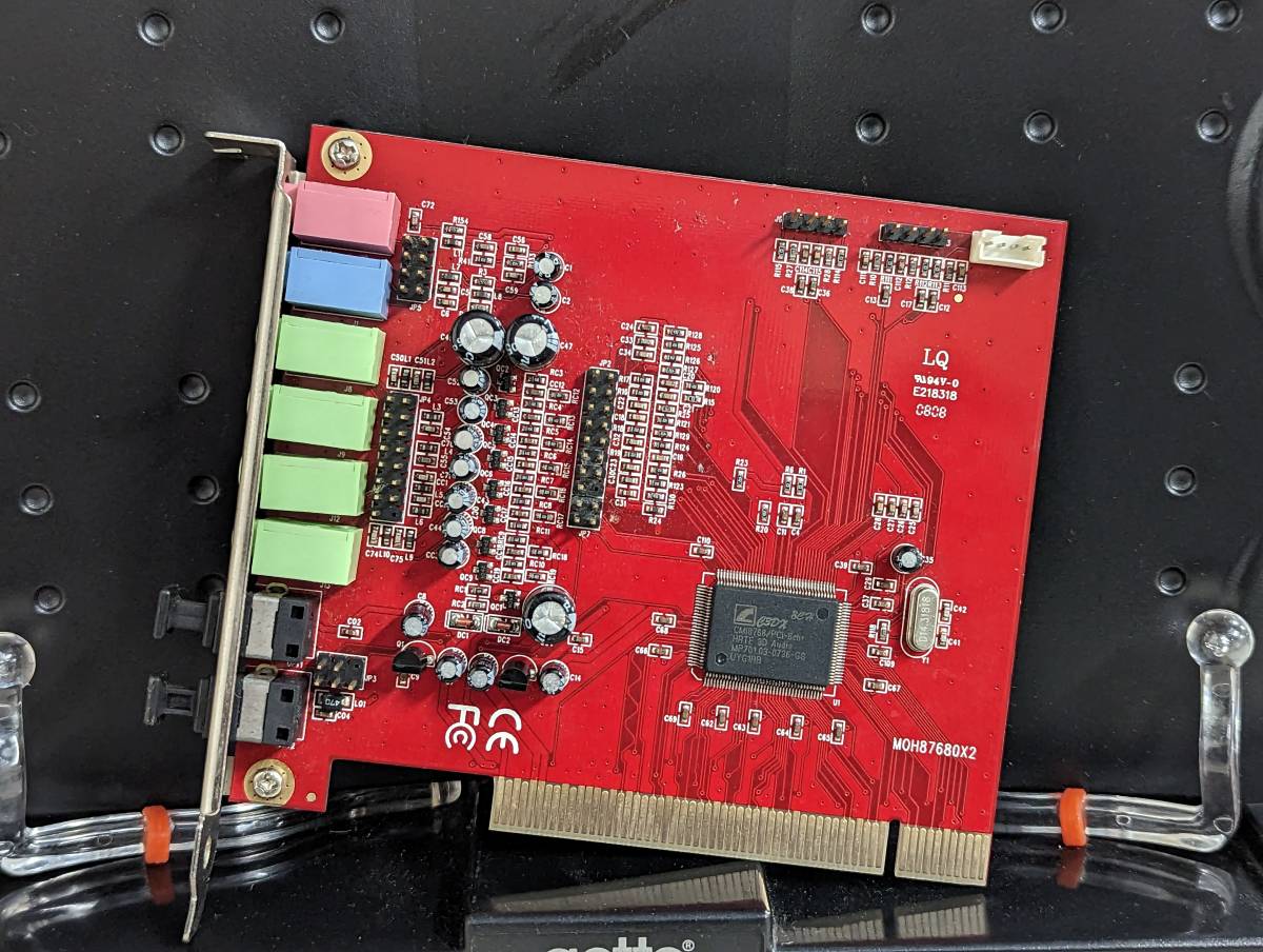 【送料無料　動作確認】　CMI8768/PCI　サウンドカード_画像1