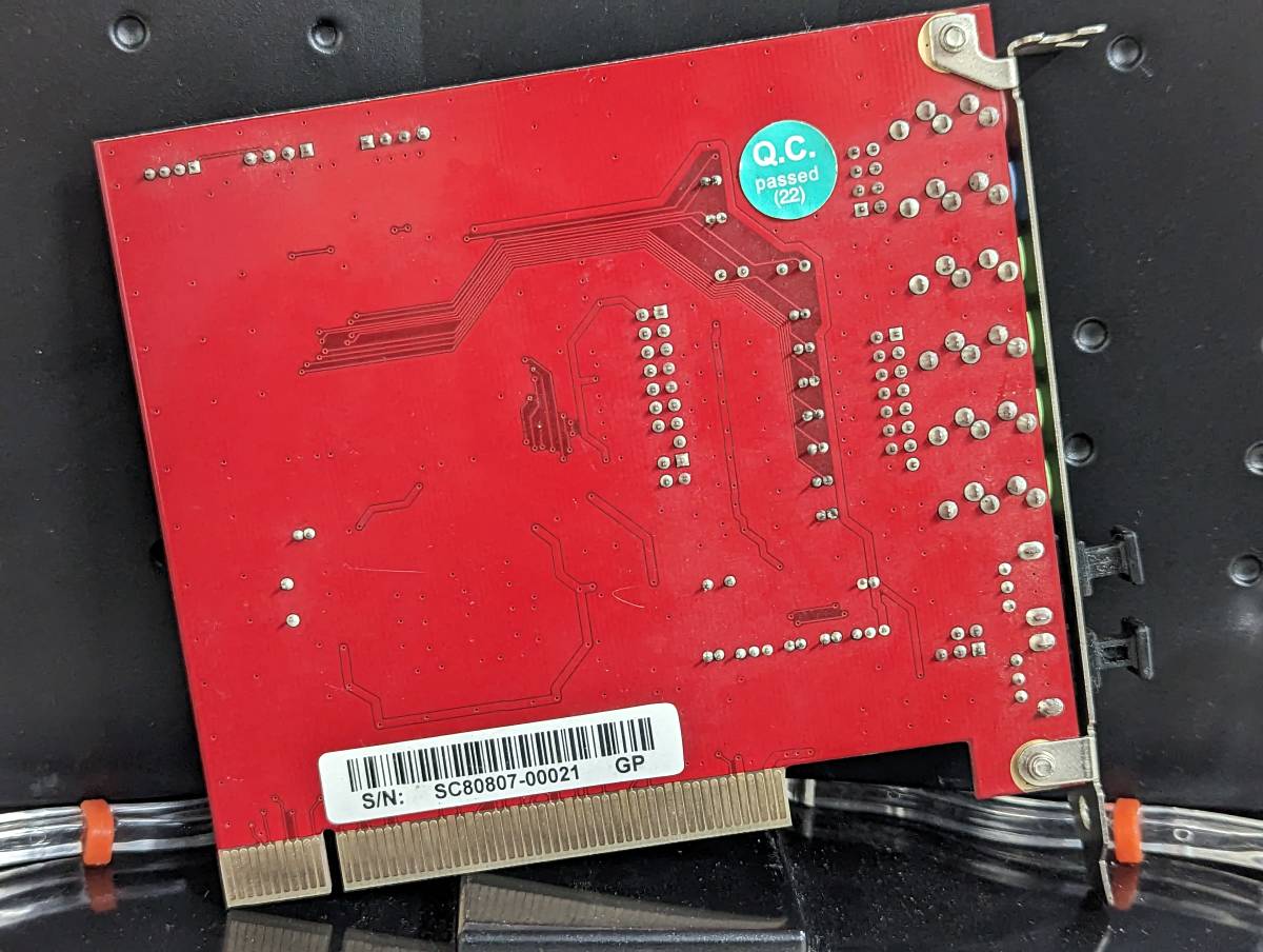 【送料無料　動作確認】　CMI8768/PCI　サウンドカード_画像3