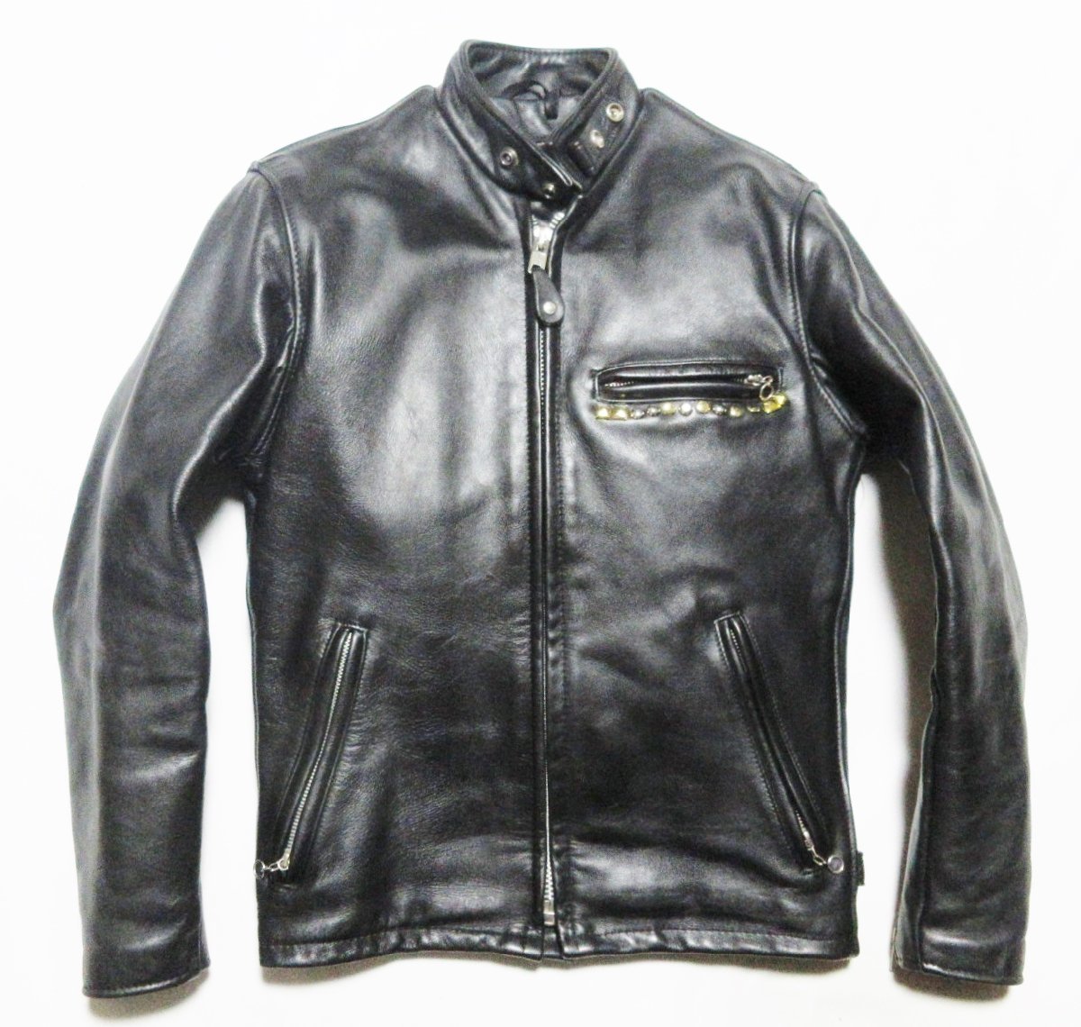 ヤフオク! - Schott 641 ショット シングル ライダース/34...