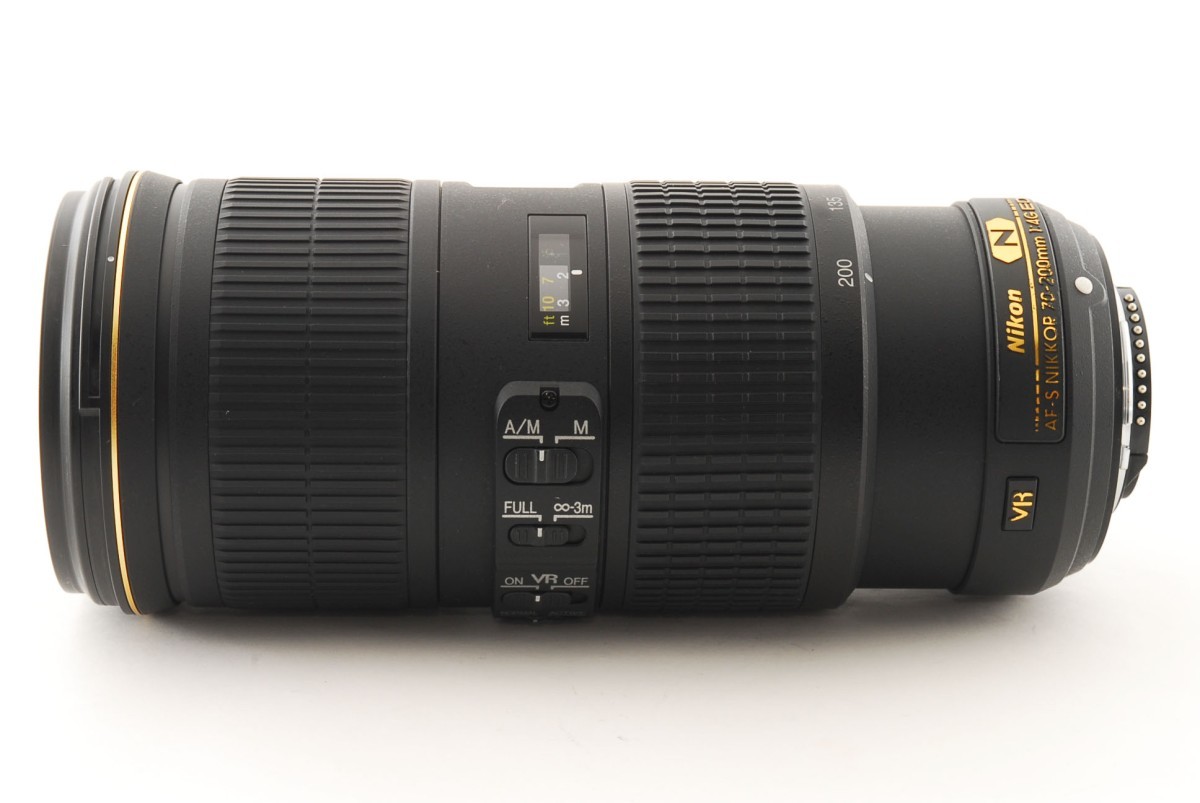 Nikon AF-S Nikkor 70-200mm F/4 G Fマウント用 交換レンズ