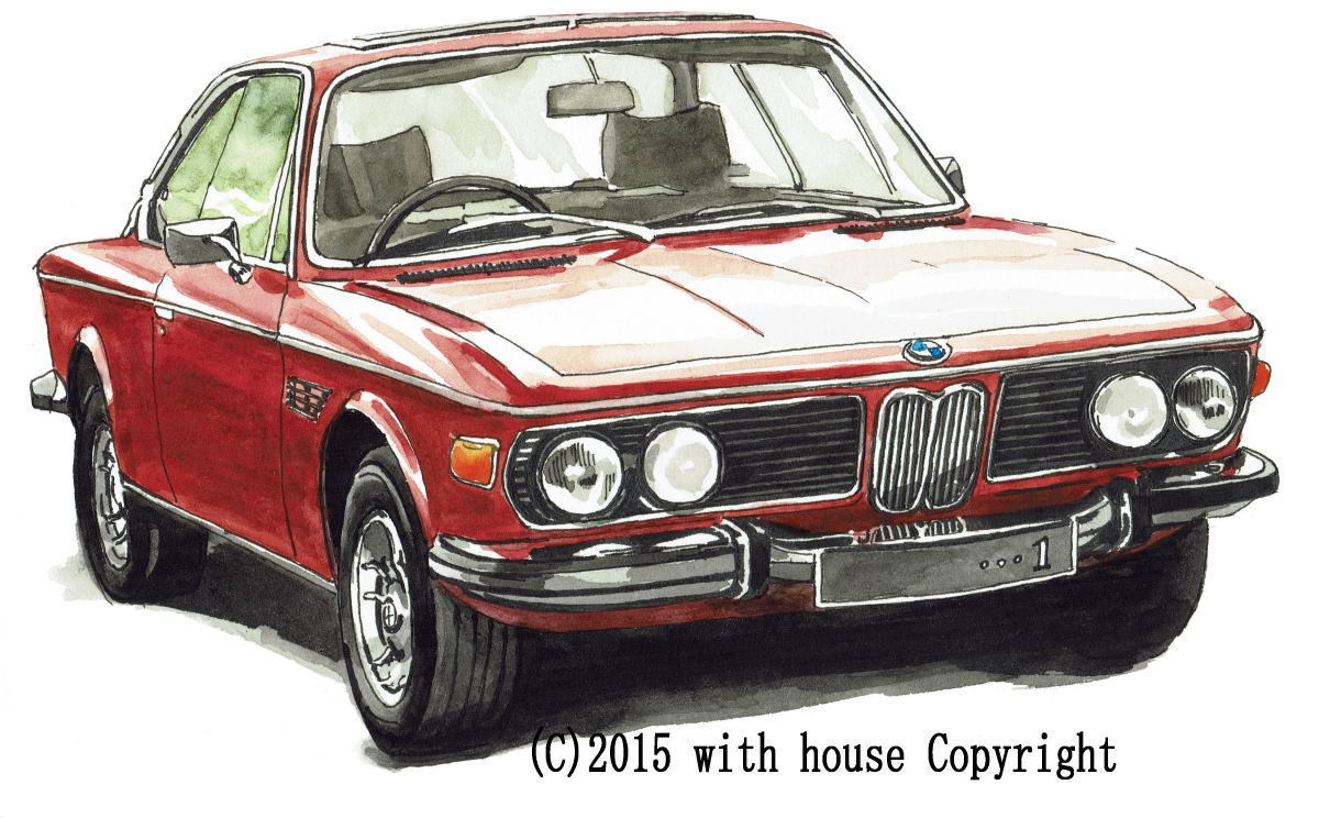 GC-1455 BMW 3.0csi/ALPINA C2・GC-1456 BMW M325i/ALPINA C2限定版画300部直筆サイン有額装済●作家 平右ヱ門 希望ナンバーをお選び下さい_BMW 3.0csi