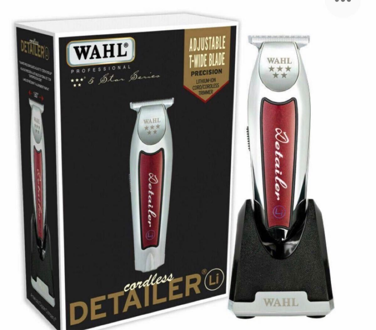 WAHLGoldCordlessDetailerLiスキンフェードカット必需品の+