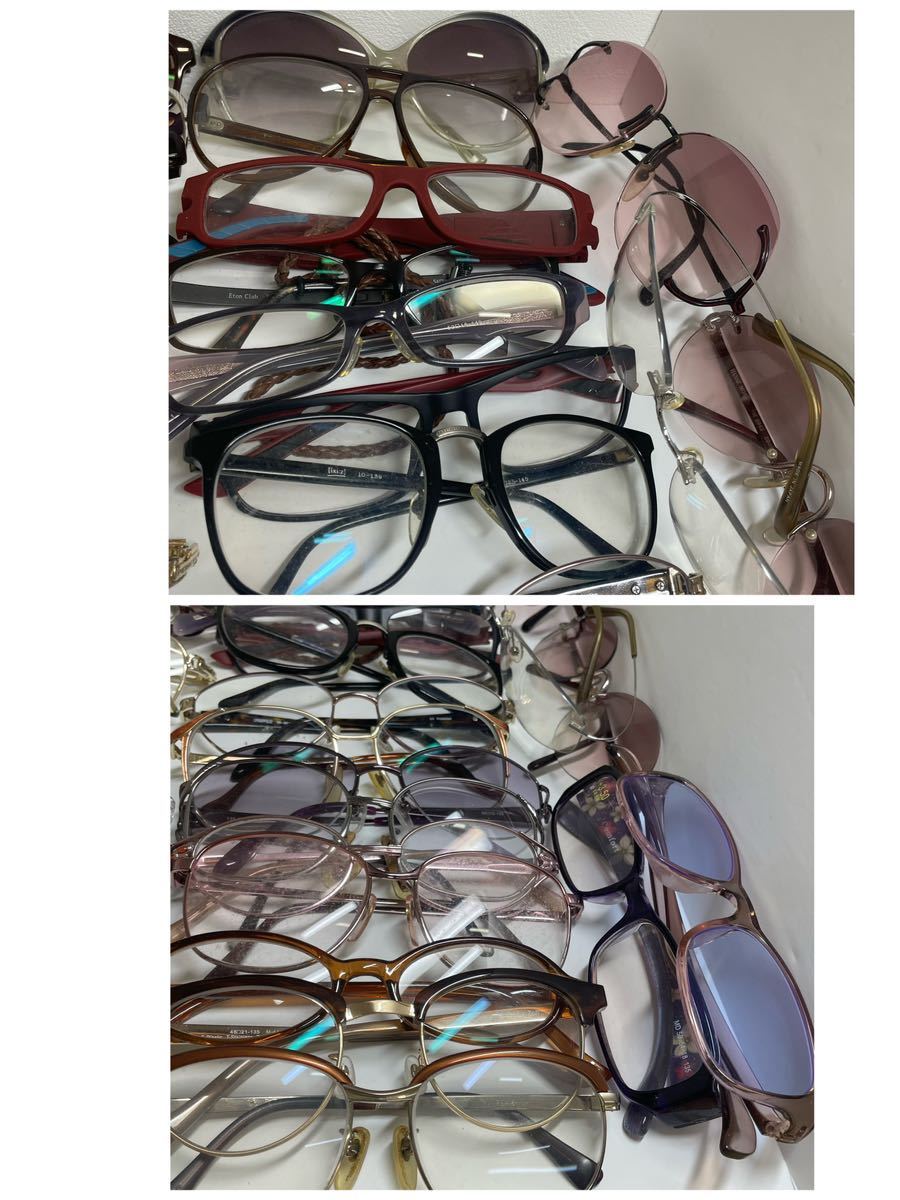 メガネ ジャンクまとめて YSL 眼鏡 サングラス 大量セット メガネフレーム眼鏡ケース付き_画像7