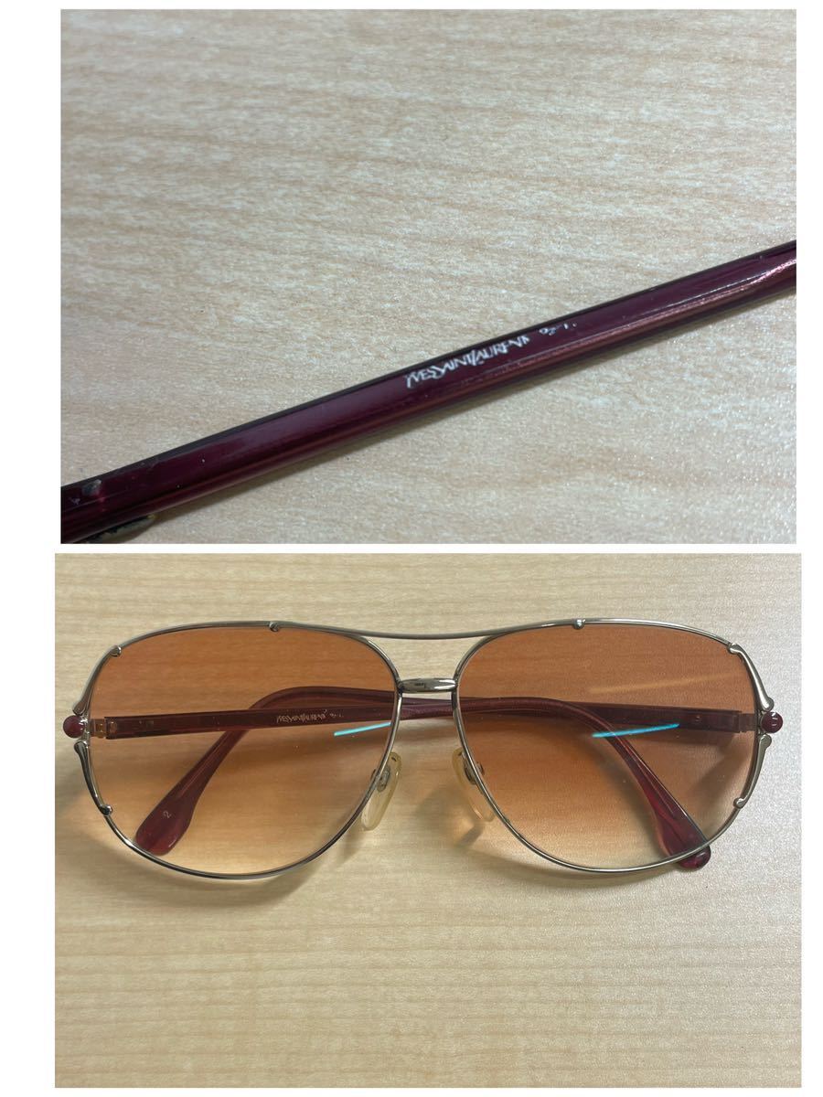 メガネ ジャンクまとめて YSL 眼鏡 サングラス 大量セット メガネフレーム眼鏡ケース付き_画像9