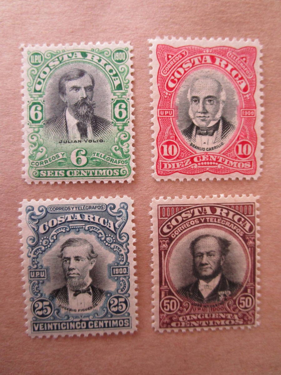 ★コスタリカの古い切手 試作品？ 1900年頃 詳細不明30枚★の画像3