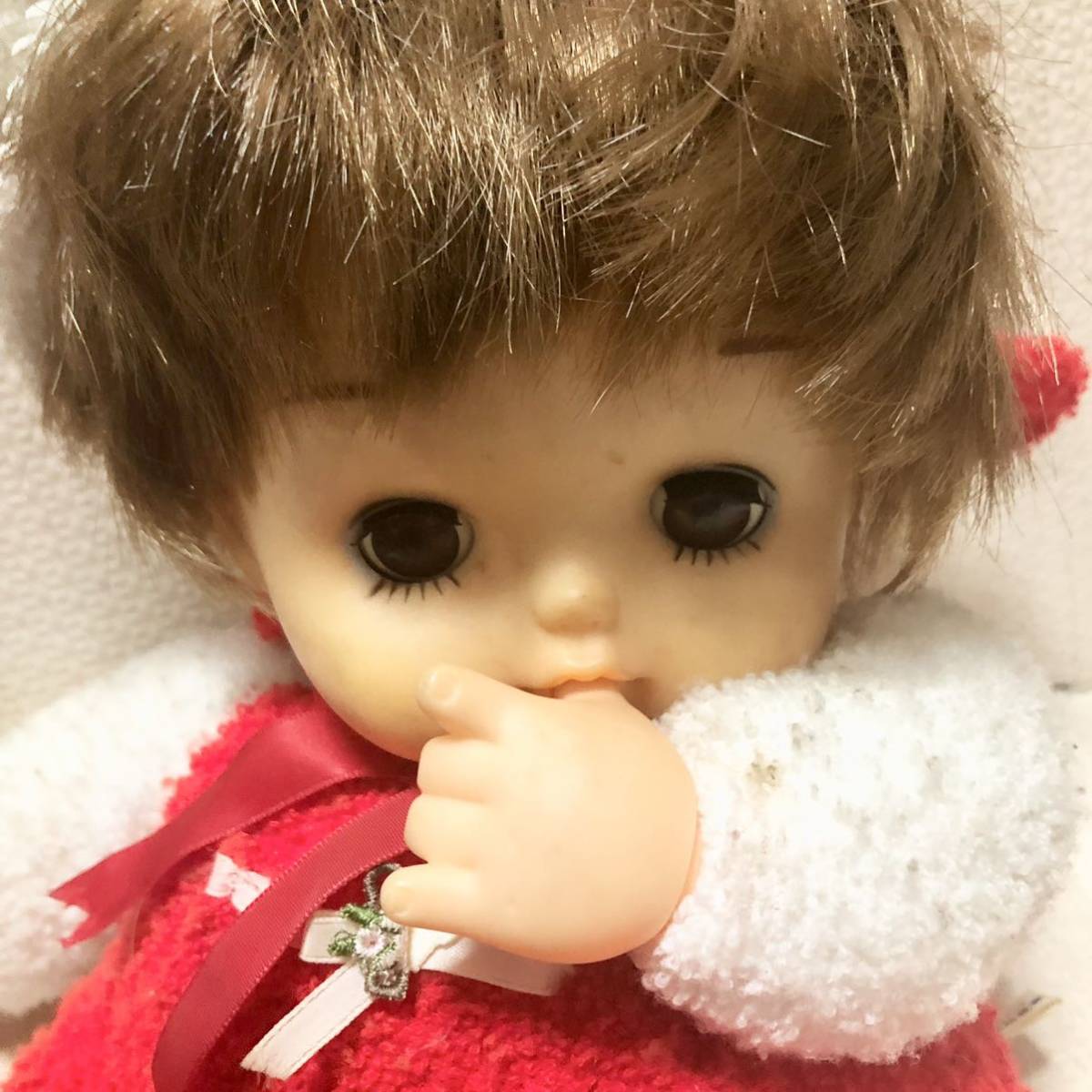  retro hug me doll baby doll s Lee pin g I pacifier doll rock . industry made in Japan total length approximately 30cm