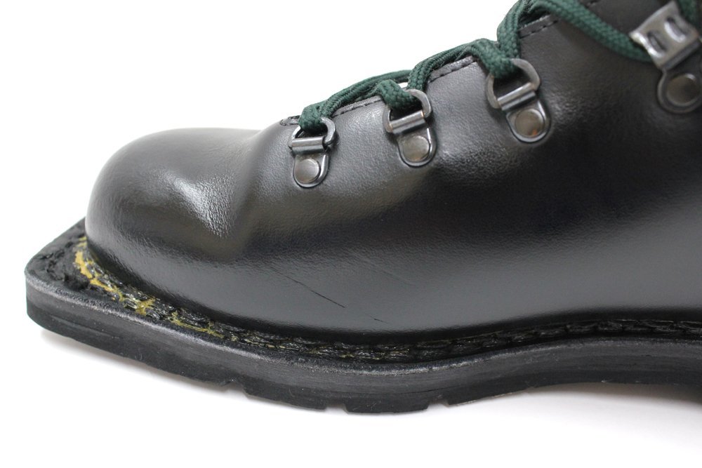 TLK ANDREW 1011 テレマーク スキー ブーツ 革靴 ブラック UK 8.5（ 約 27.0 cm ）Vibram ビブラムソール イタリア製 USED品の画像6