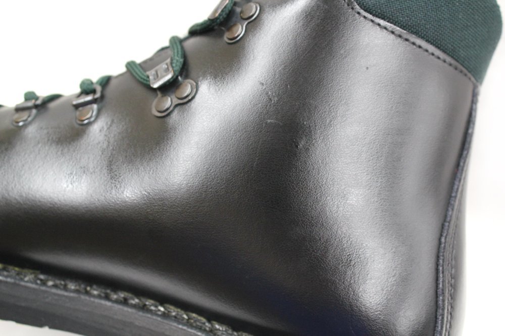 TLK ANDREW 1011 テレマーク スキー ブーツ 革靴 ブラック UK 8.5（ 約 27.0 cm ）Vibram ビブラムソール イタリア製 USED品の画像4