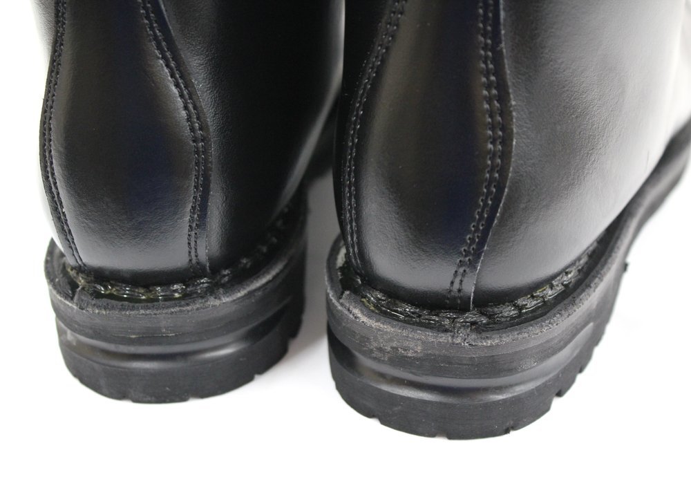 TLK ANDREW 1011 テレマーク スキー ブーツ 革靴 ブラック UK 8.5（ 約 27.0 cm ）Vibram ビブラムソール イタリア製 USED品の画像8