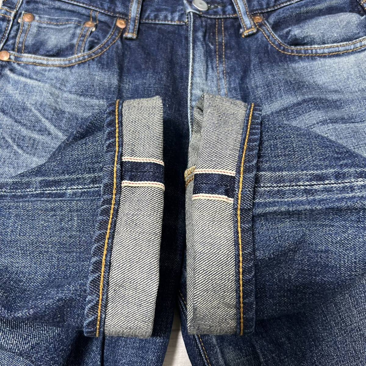 未使用タグ付き!M53. セルビッチデニム!日本製!赤耳!-