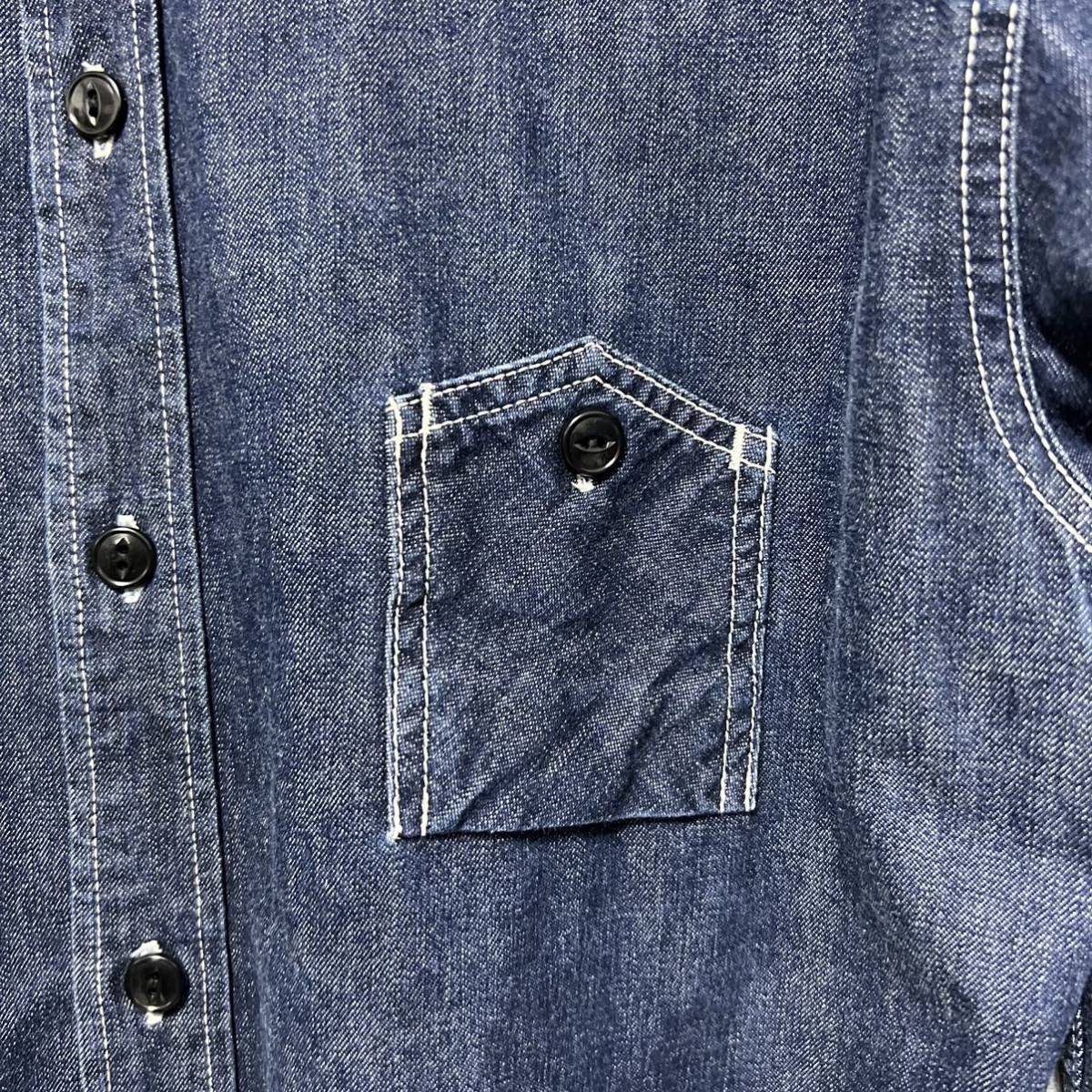 美品 THE STRIKE GOLD デニムシャツ 日本製|PayPayフリマ