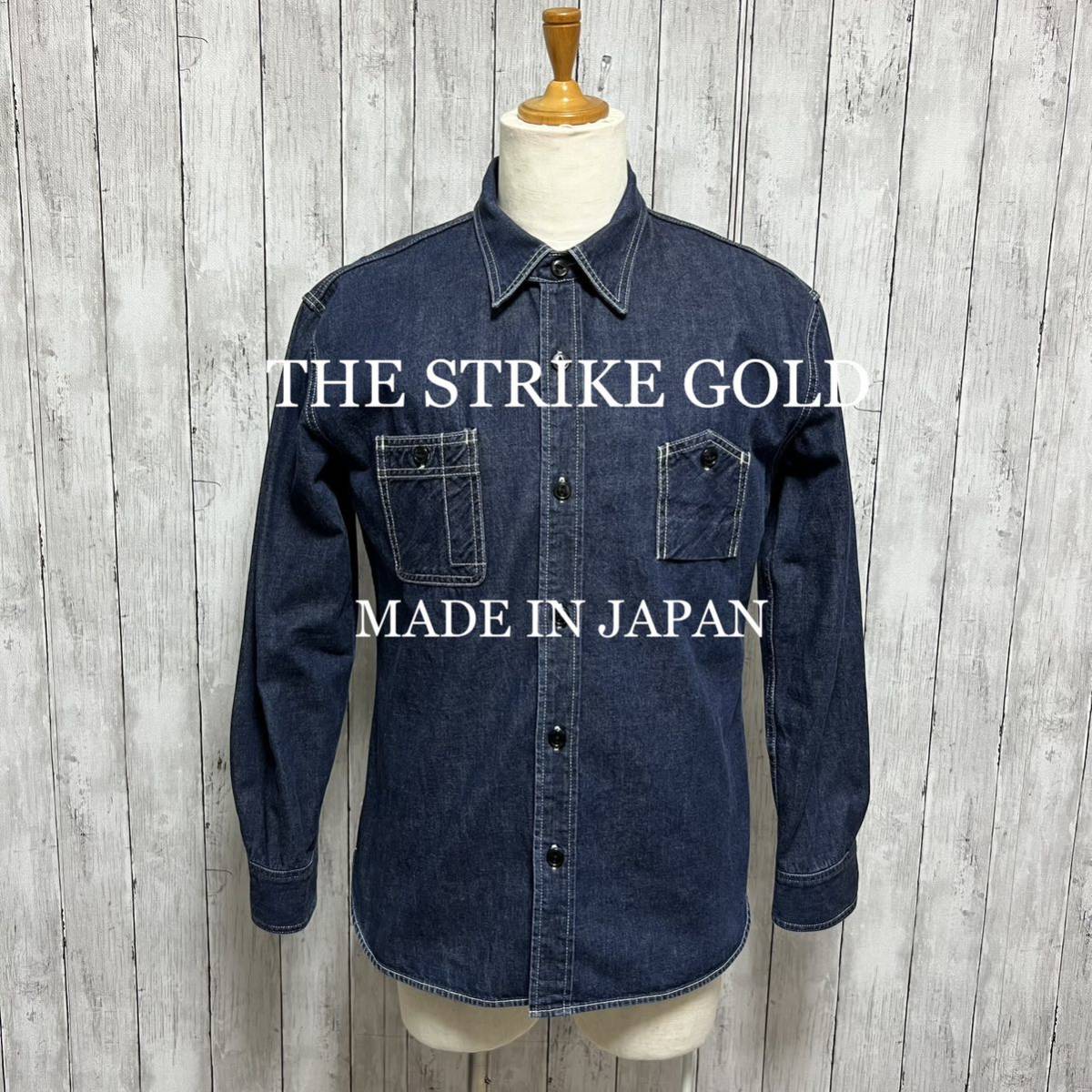 ヤフオク! - 美品!THE STRIKE GOLD デニムシャツ!日本製...