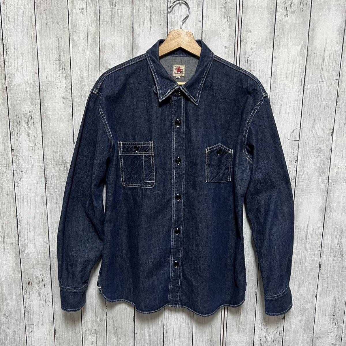 美品 THE STRIKE GOLD デニムシャツ 日本製|PayPayフリマ