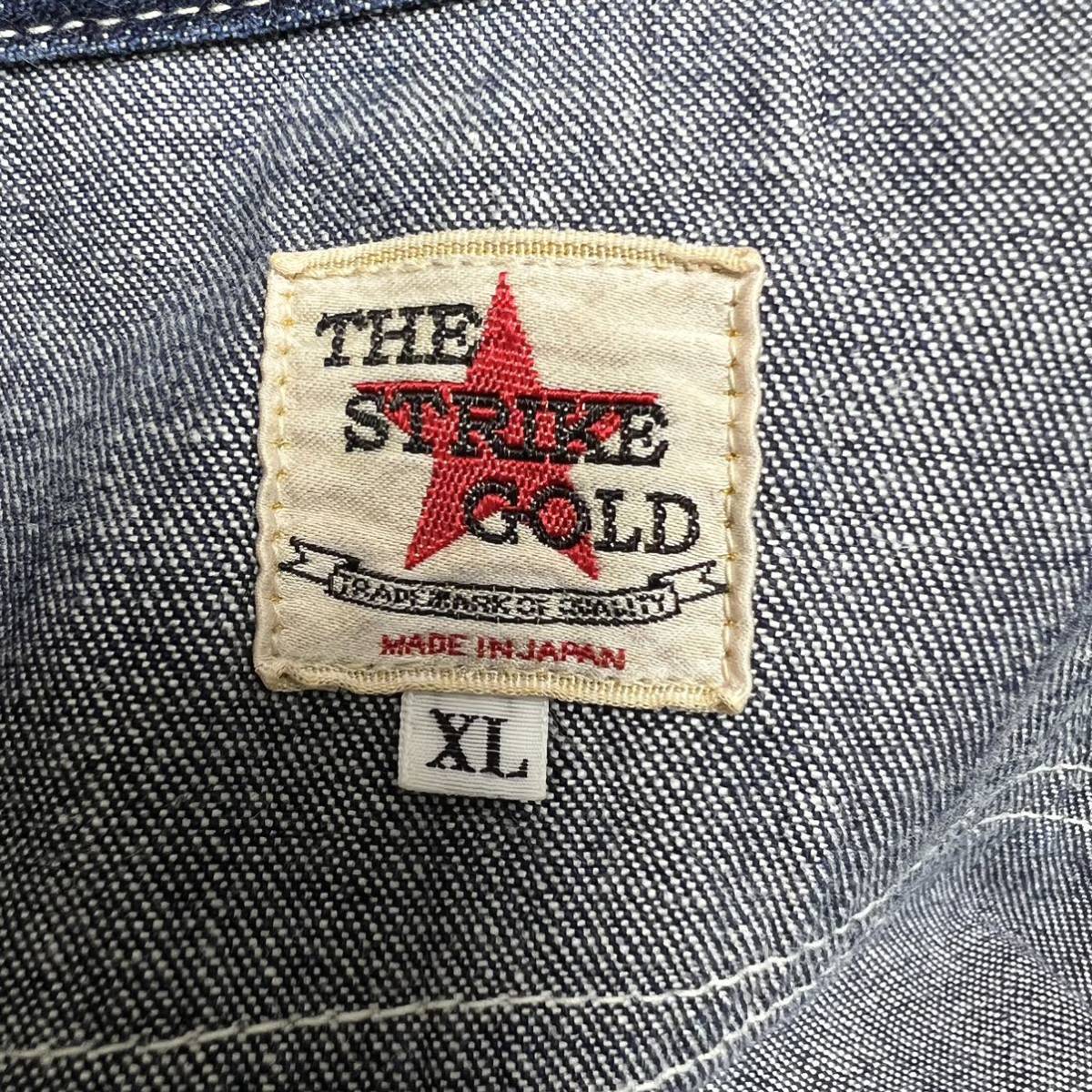 美品 THE STRIKE GOLD デニムシャツ 日本製|PayPayフリマ