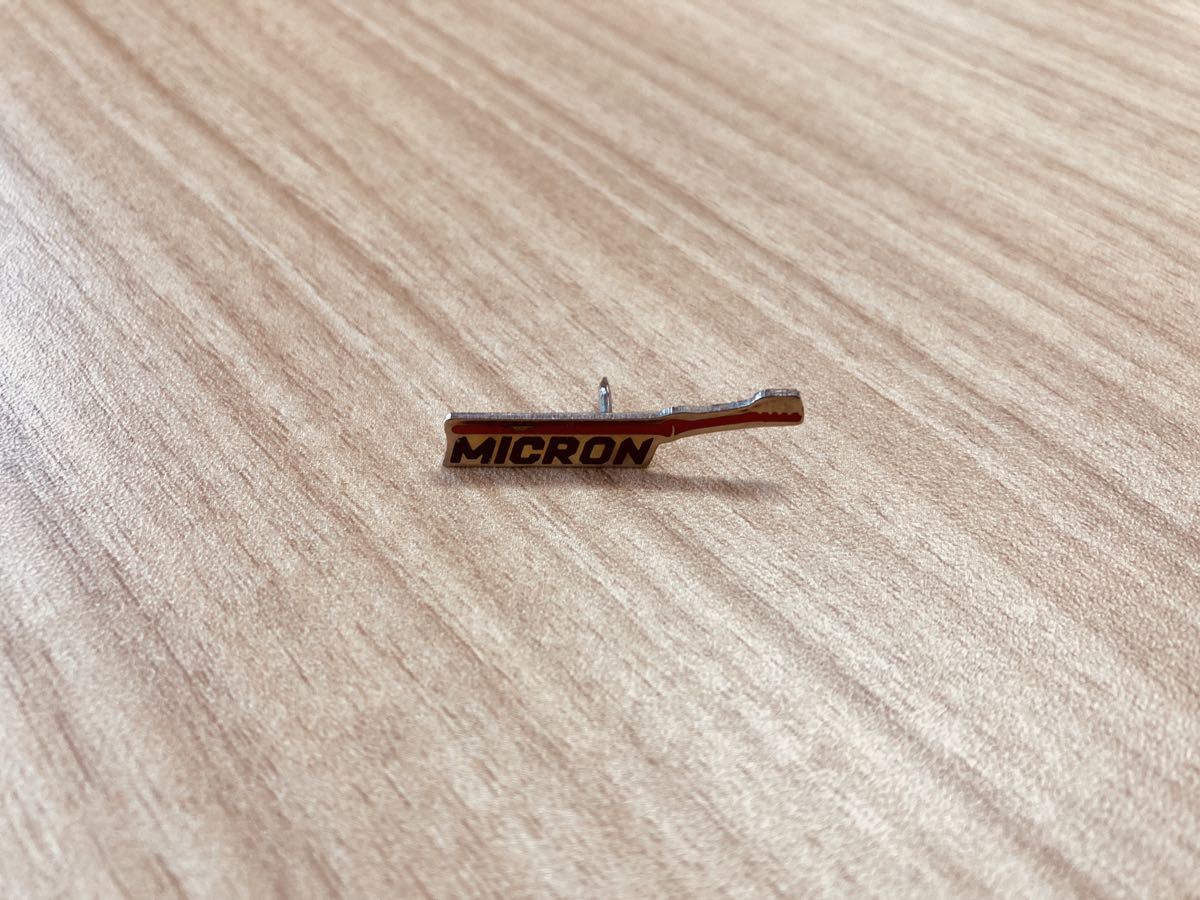 ピンバッジ【MICRON】フランス雑貨アンティーク20230119306_画像1